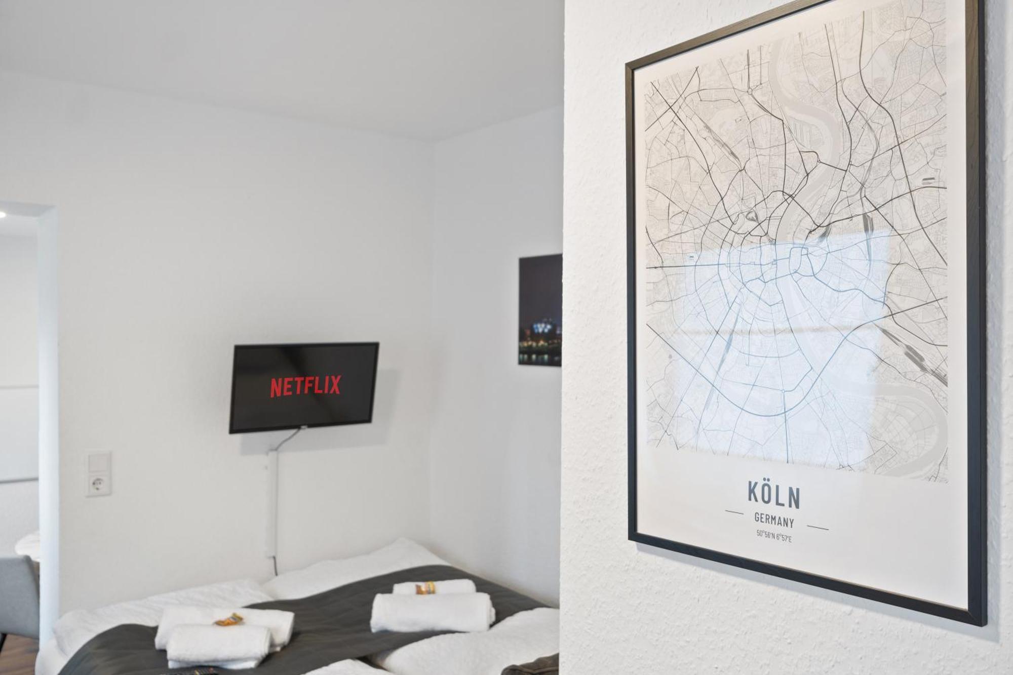 Modernes Apartement Am Rhein In Ruhiger Lage Κολωνία Εξωτερικό φωτογραφία